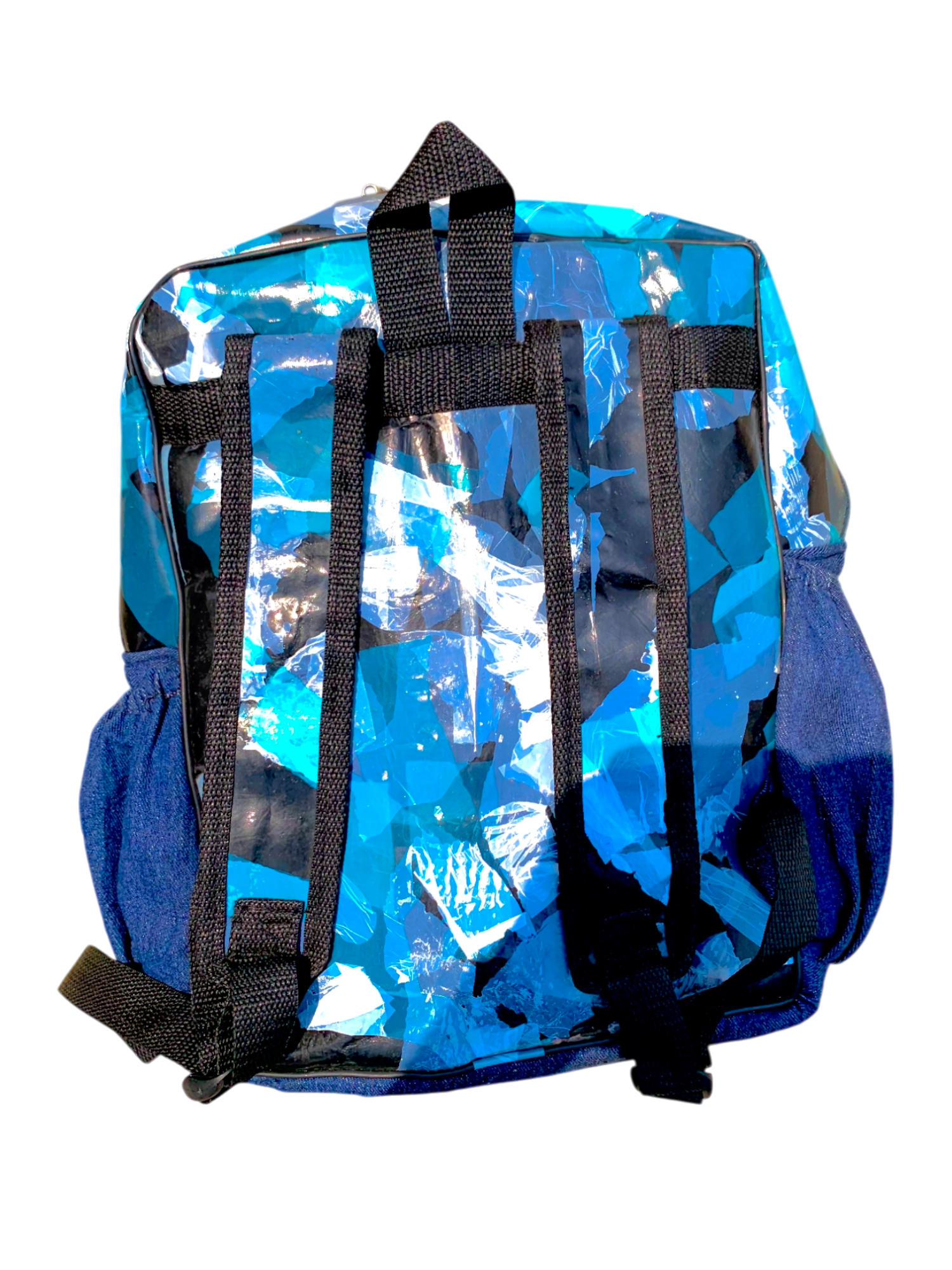 blue backpack